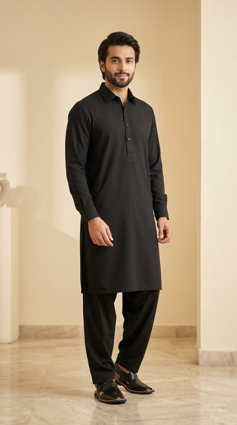 Classic Men's Unstitched Shalwar Kameez
